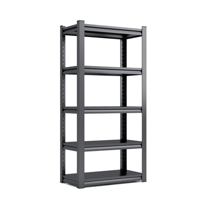 Industrial Heavy Duty Metal Garage Shelving Unit, Adjustable Storage Rack