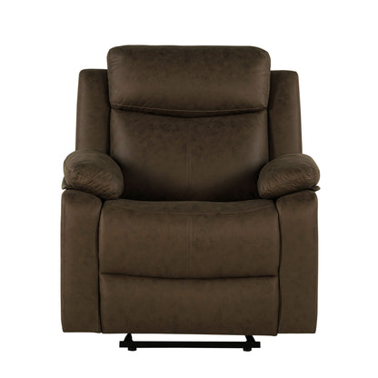 Brenda - Glider Recliner Chair With Manual Recline - Brown