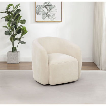 Stanley - Swivel Accent Chair - Beige