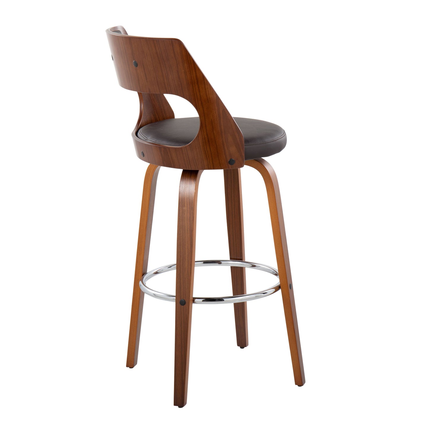 Cecina - Mid-Century Modern Barstool With Swivel (Set of 2)