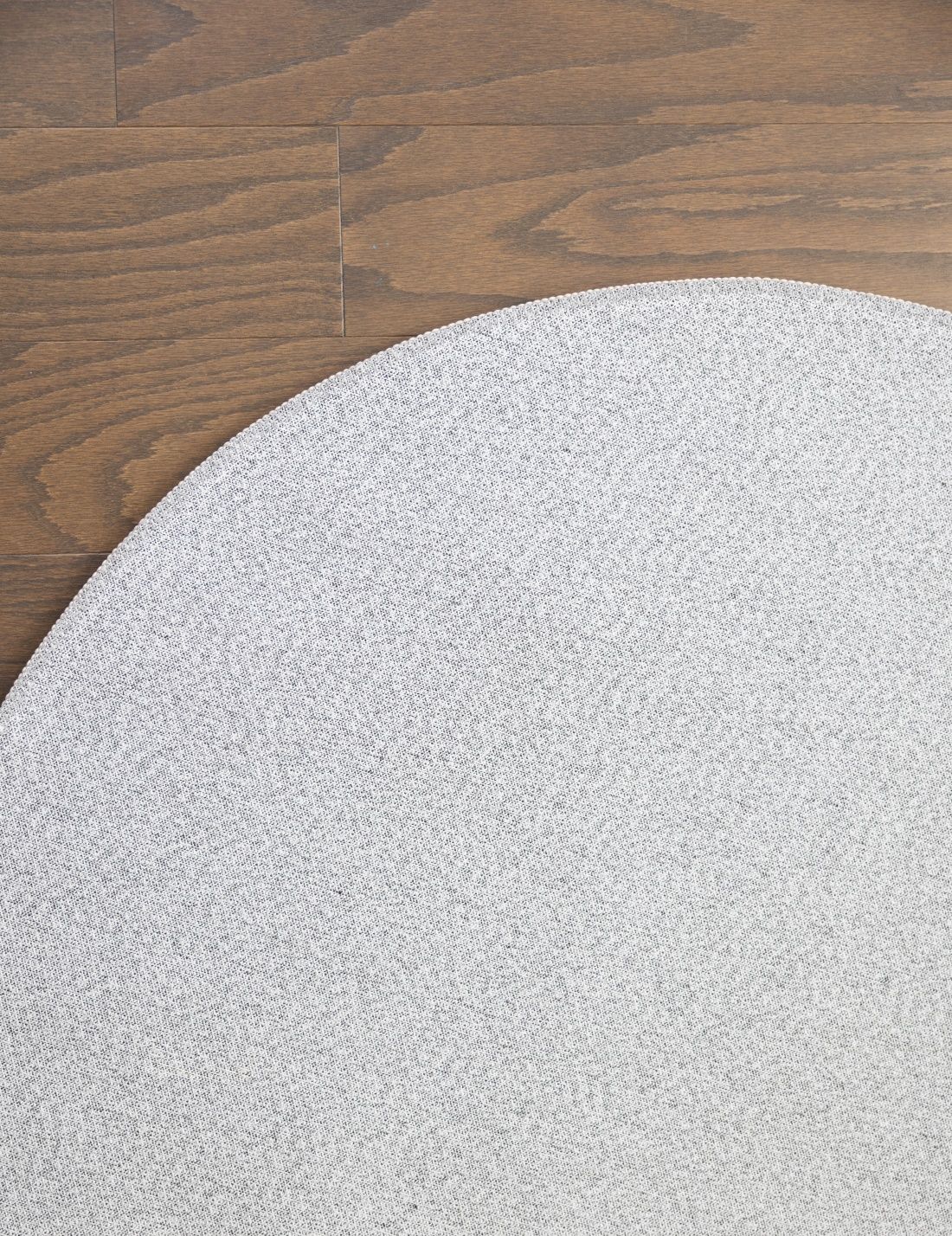 Rabbit - Washable Non - Slip Round Rug, Elegant Design - Ivory Multi