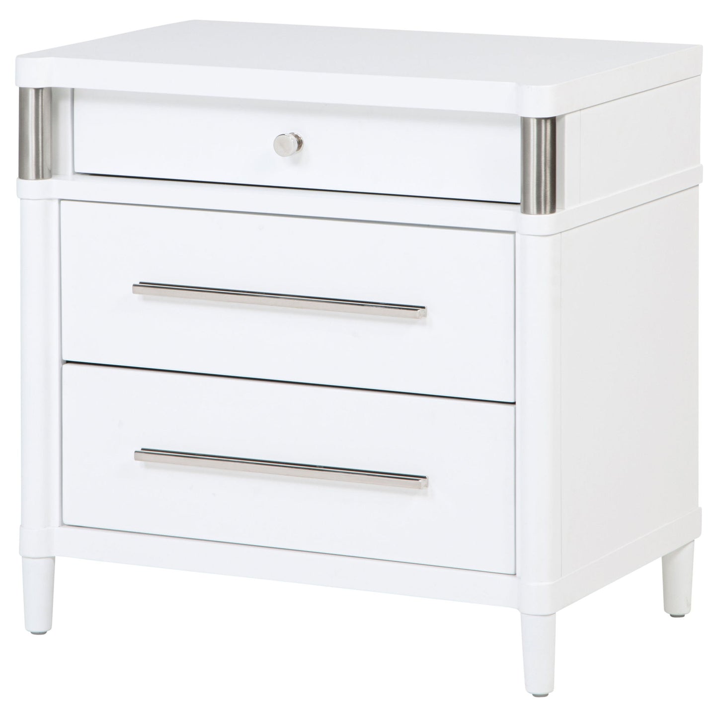 Robinson - 3 Drawer Nightstand - White