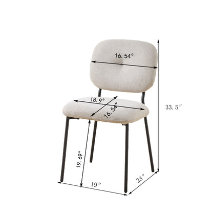 Modern 4 Person Dining Set With Bamboo & Table And Turquoise & Chairs Metal Legs, Space Saving Design - White