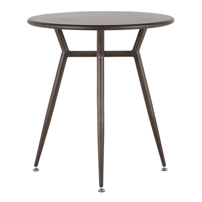 Clara - Industrial Round Dinette Table - Antique