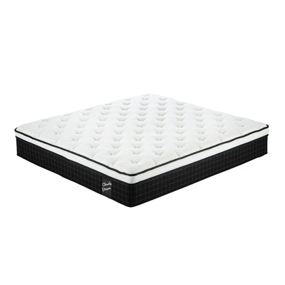 12" Hybrid Mattress With Individual Pocket Spring, Comortable Memory Foam