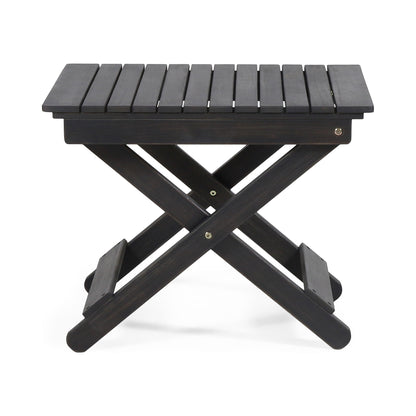 Outdoor Folding Wooden Side Table