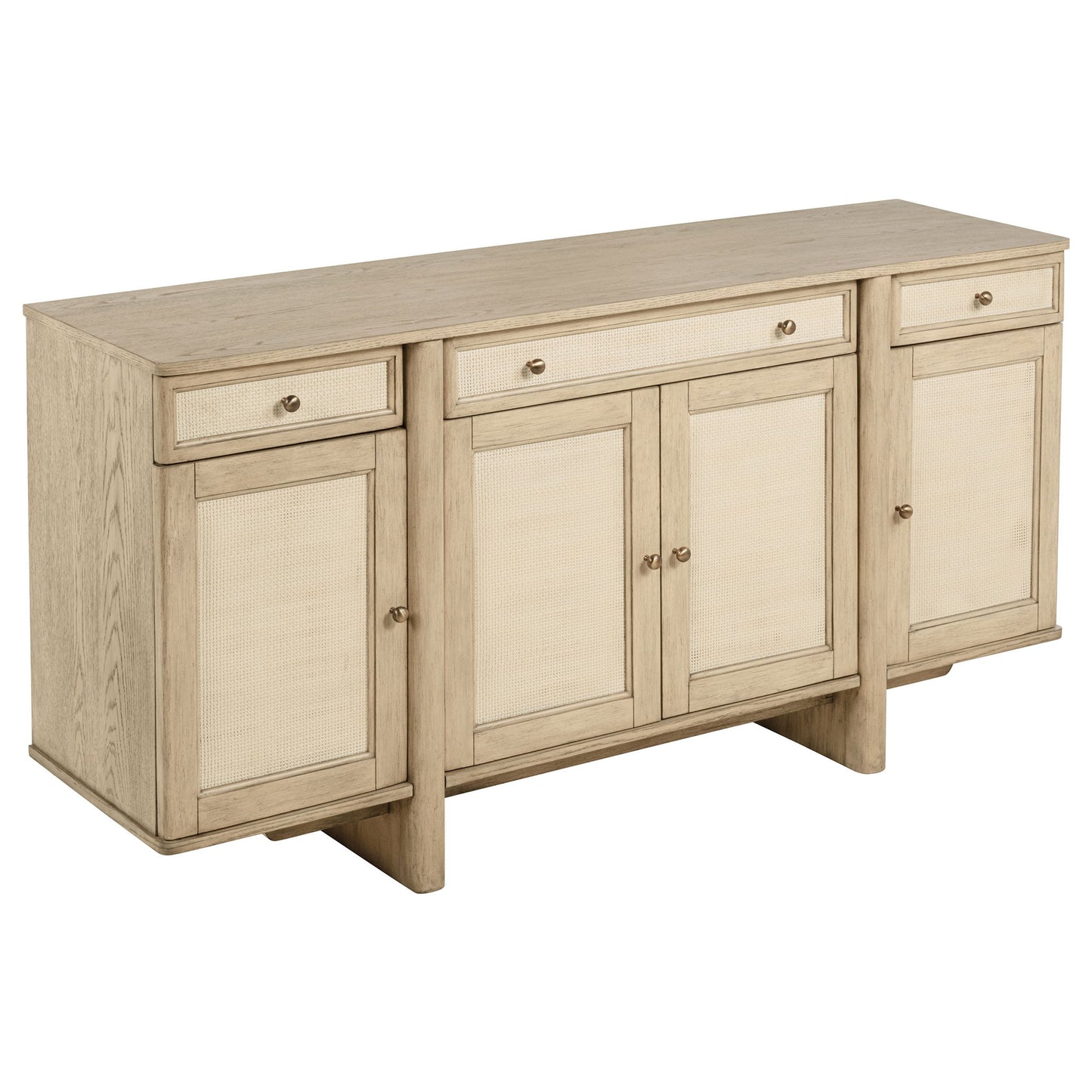 Kimpton - 4 Door Sideboard Buffet Cabinet - Beige
