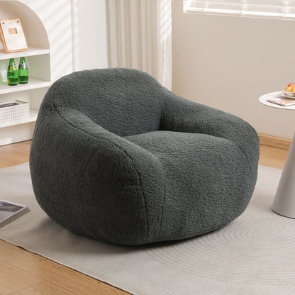 Giant Bean Bag Chair, Spacious Memory Foam With Armrests