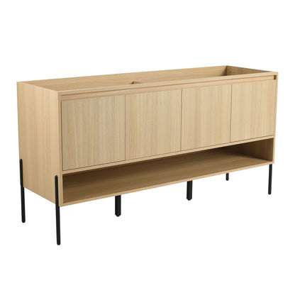 Freestanding Bathroom Vanity & Soft Close Cabinet Doors