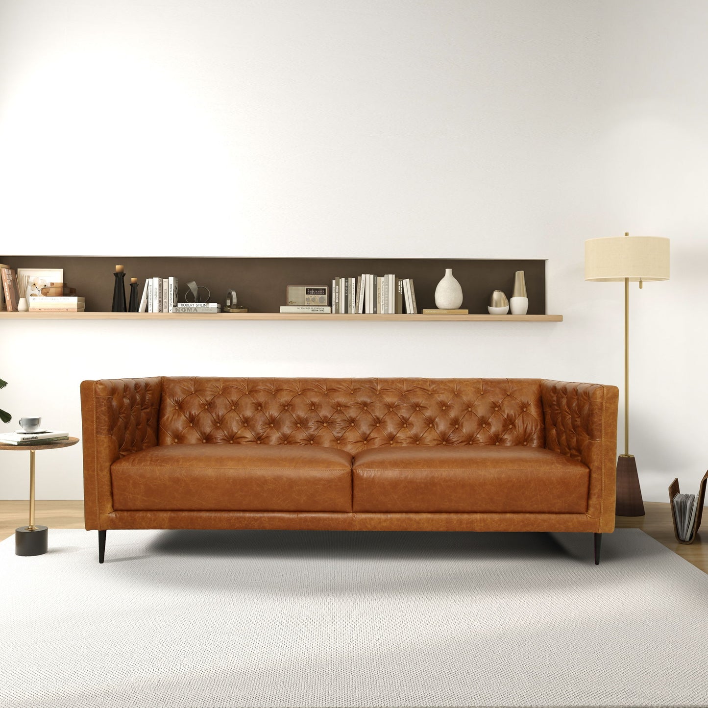 Vermont - Waxy Sofa - Cognac