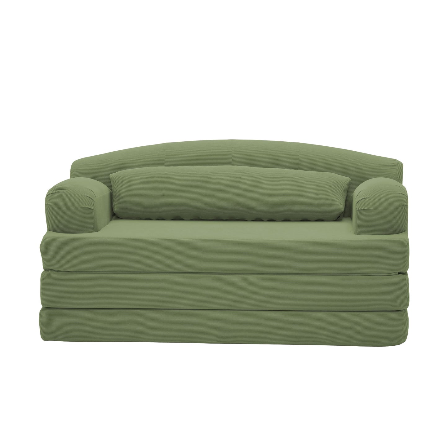2 Seater Sofa Bed, Compact Foldable Floor Couch