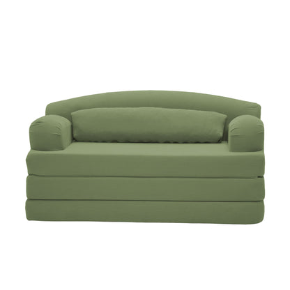 2 Seater Sofa Bed, Compact Foldable Floor Couch
