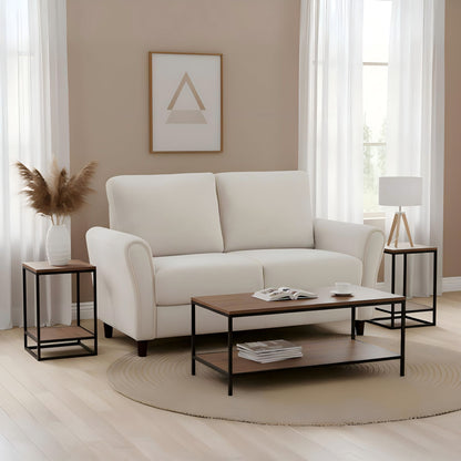 Patricia - 2 Piece Sofa Set - Ivory