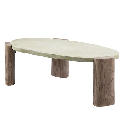 Dayana - Coffee Table - Oak / Off White