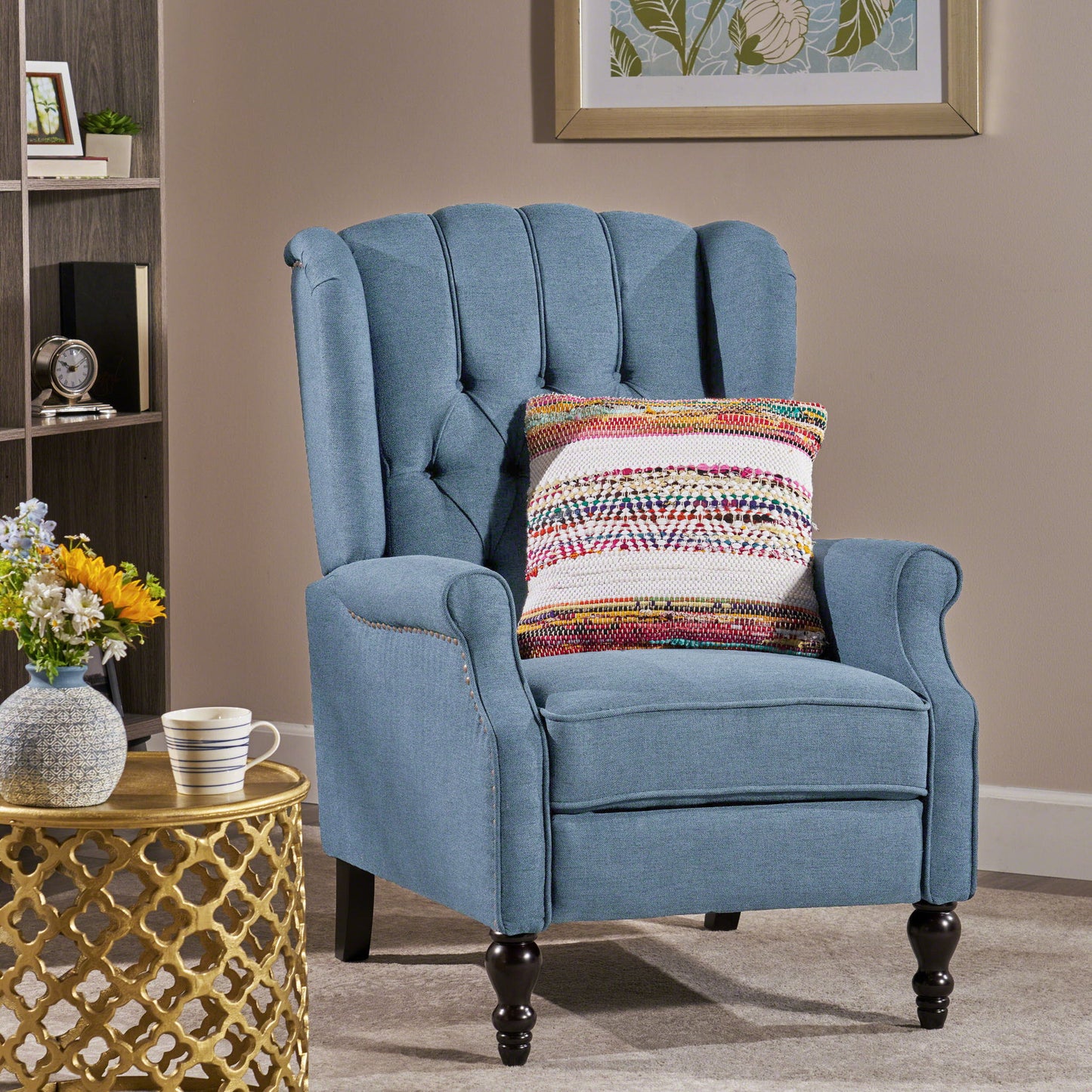 Tufted Arm Chair Recliner