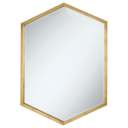 Cavendish - Hexagonal Wall Mirror - Gold