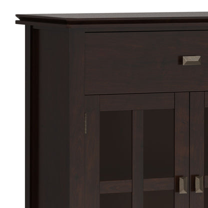 Artisan - Large 4 Door Sideboard Buffet - Dark Chestnut Brown