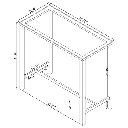 Tommy - Bar Table - Chrome