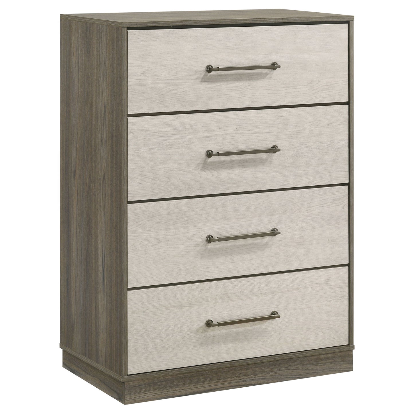 Edmondson - 4 Drawer Chest - Natural / Gray