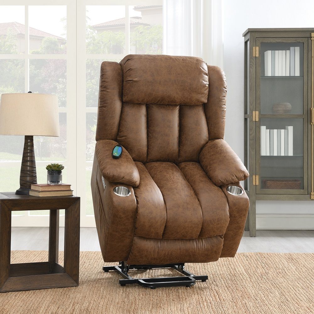 Omarion - Power Recliner With Lift & Heating & Massage