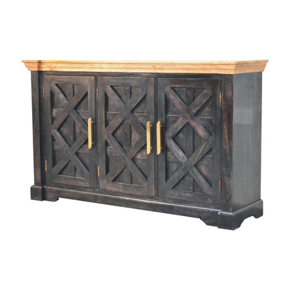 Regal - Rustic Sideboard - Black