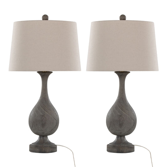 Cipolla - Poly Farmhouse Table Lamp (Set of 2)