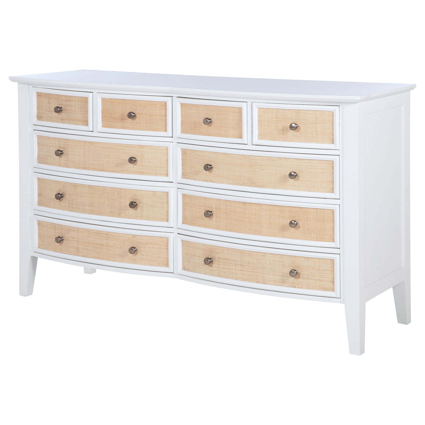 Talia - 10 Drawer Dresser Cabinet - White