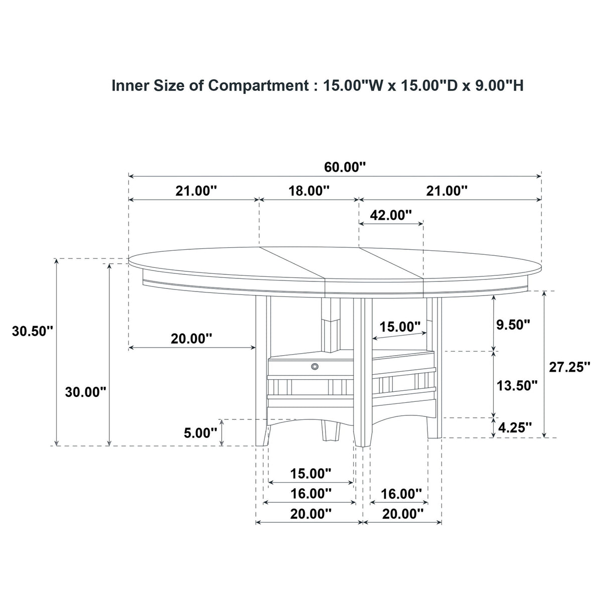 Davis - 5 Piece Oval Extension Leaf Dining Set With Pedestal Base - Light Oak