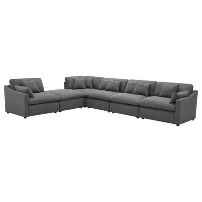 Hobson - Upholstered Modular Sectional Sofa With Ottoman