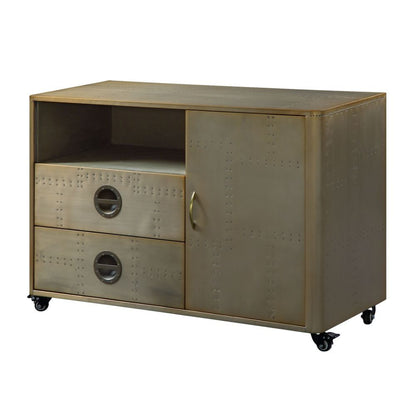 Jennavieve - Cabinet - Gold Aluminum