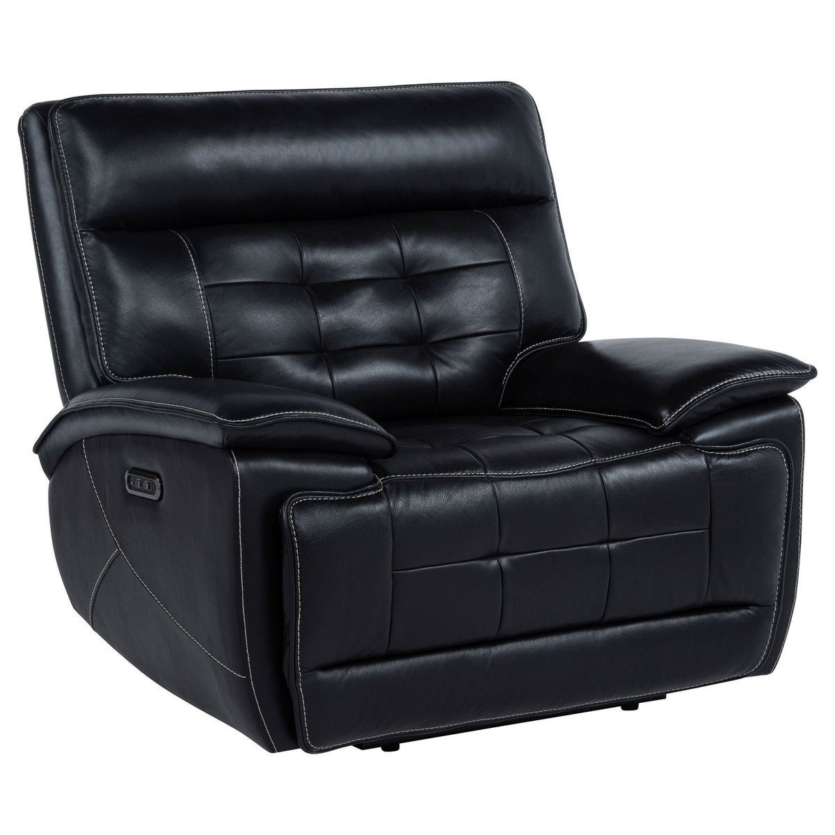 Hayden - Power Recliner With Dual Control, USB Charging Ports - Black