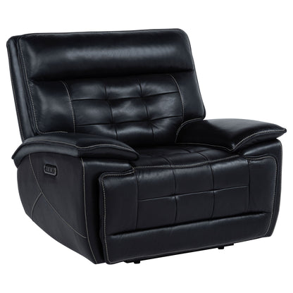 Hayden - Power Recliner With Dual Control, USB Charging Ports - Black