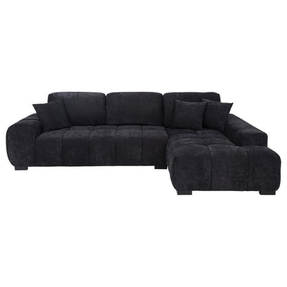 Octavia - Fabric Upholstered Sectional Chaise Sofa