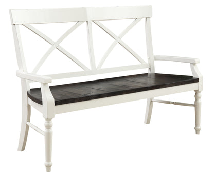 Mountina - Bench - Brown / White