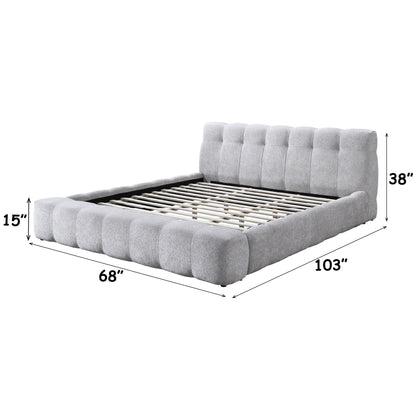 Hannah - Queen Bed - Gray