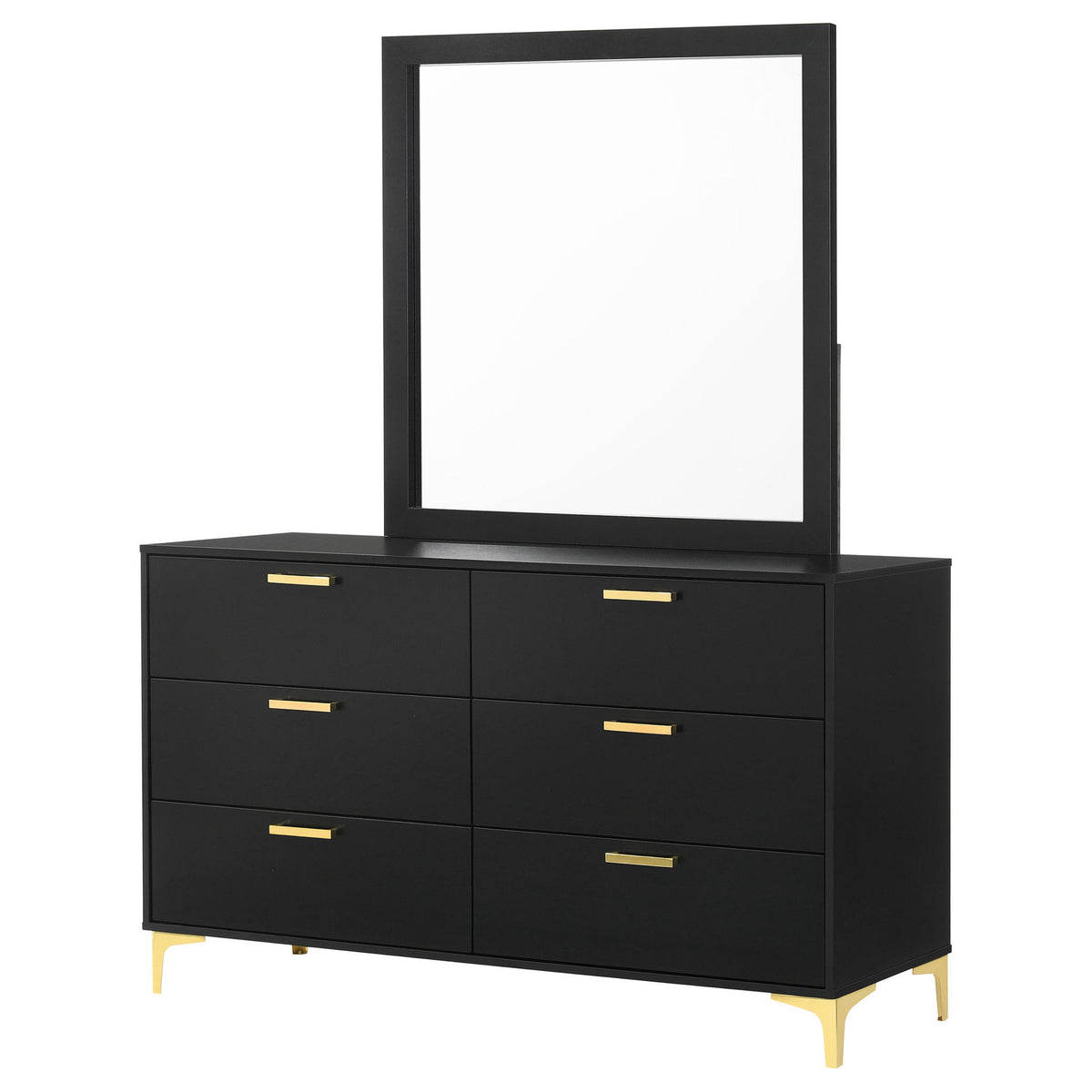 James - 6 Drawer Dresser With Mirror