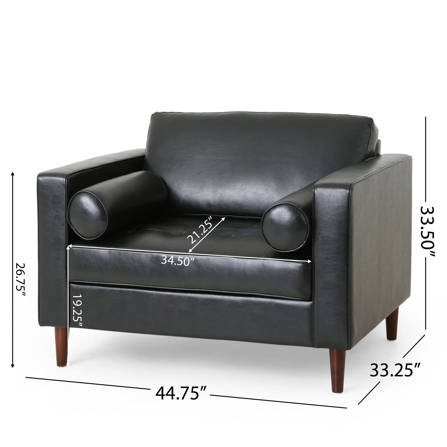 Sophisticated Club Chair With Relaxing Comfor