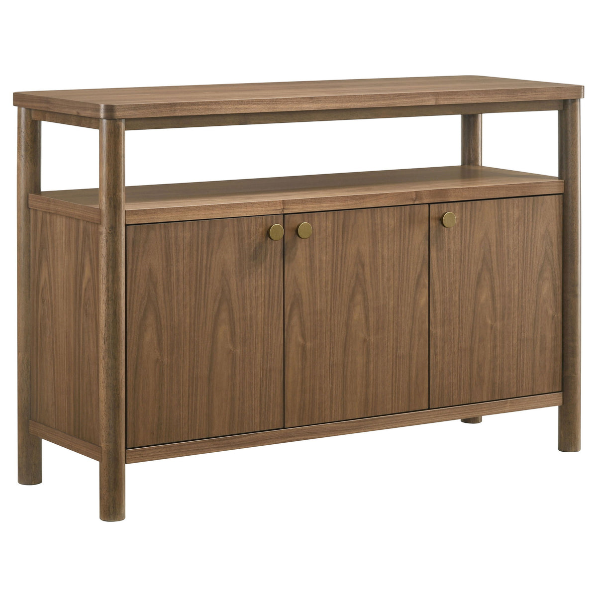 Graham - Sideboard With Open Shelf - Walnut