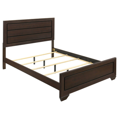 Harrison - Queen Panel Bed - Dark Brown