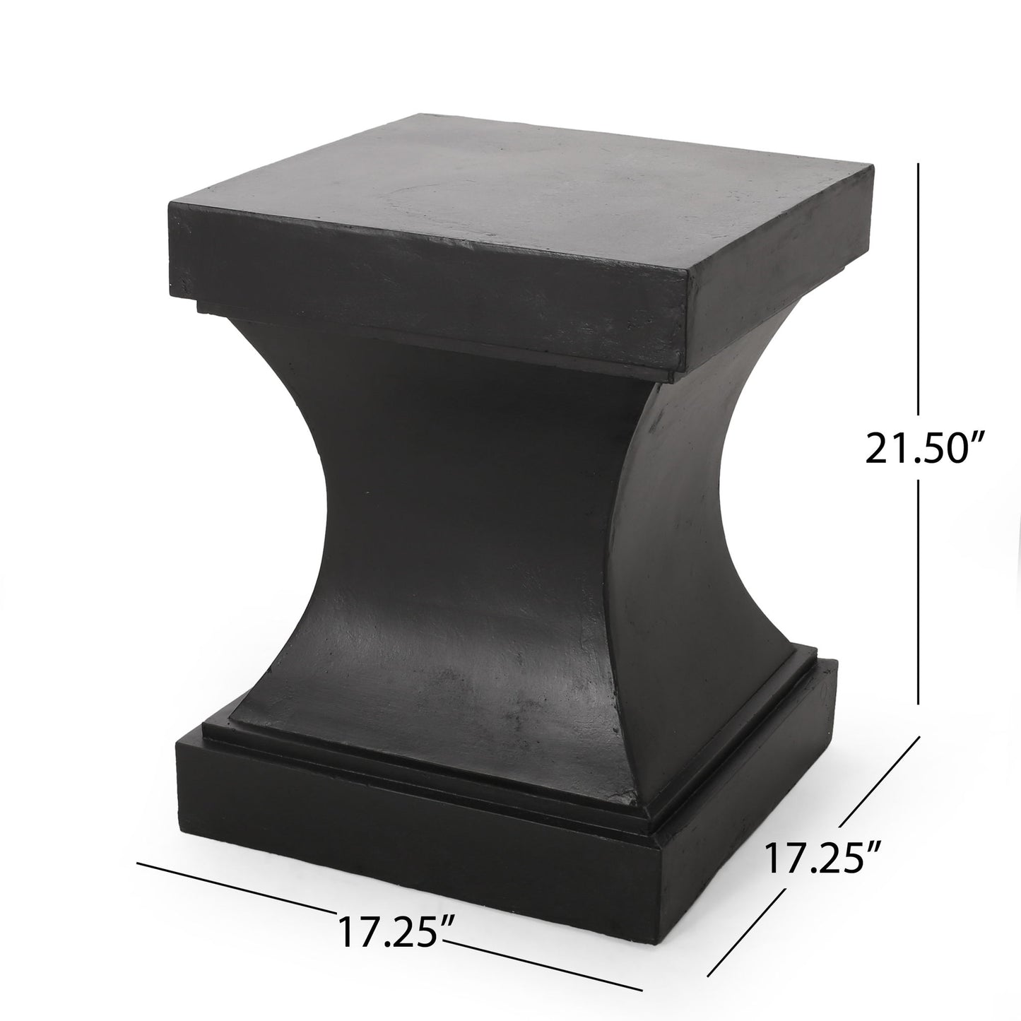 Athena - Modern Side Table With Pedestal Design