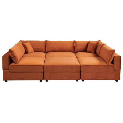 Uptown - Modular Sofa - Burnt Orange