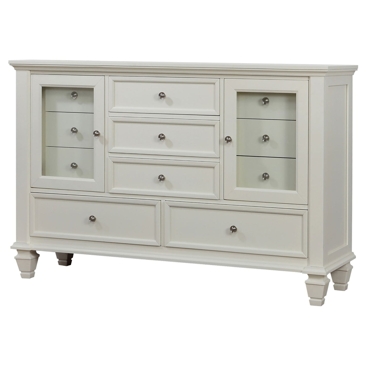 Dennis - 11 Drawer Dresser - Cream White