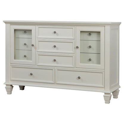 Dennis - 11 Drawer Dresser - Cream White
