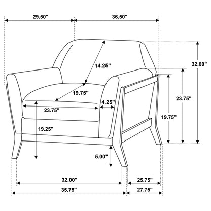 Caspian - Accent Chair - Gray