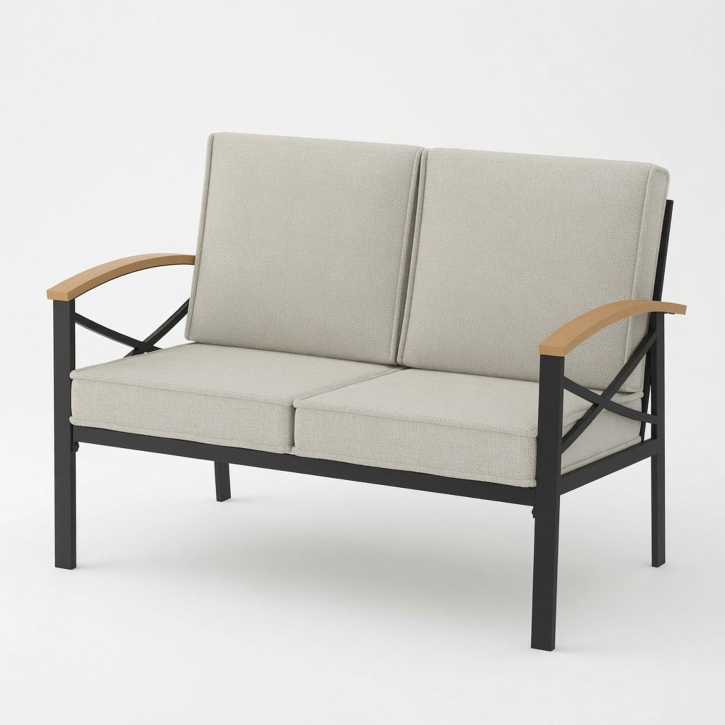 Outdoor Loveseat With Washable Cushions