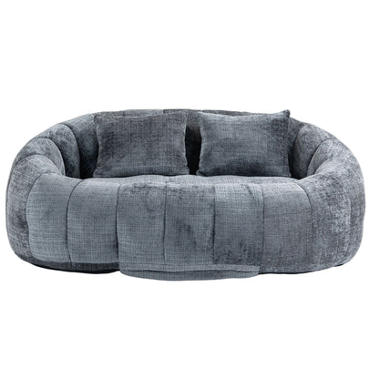 Bean Bag Lazy Sofa, Durable Comfort Lounger High Back Bean Bag Chair Couch