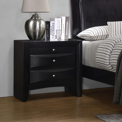 Briana - 2-Drawer Nightstand - Black