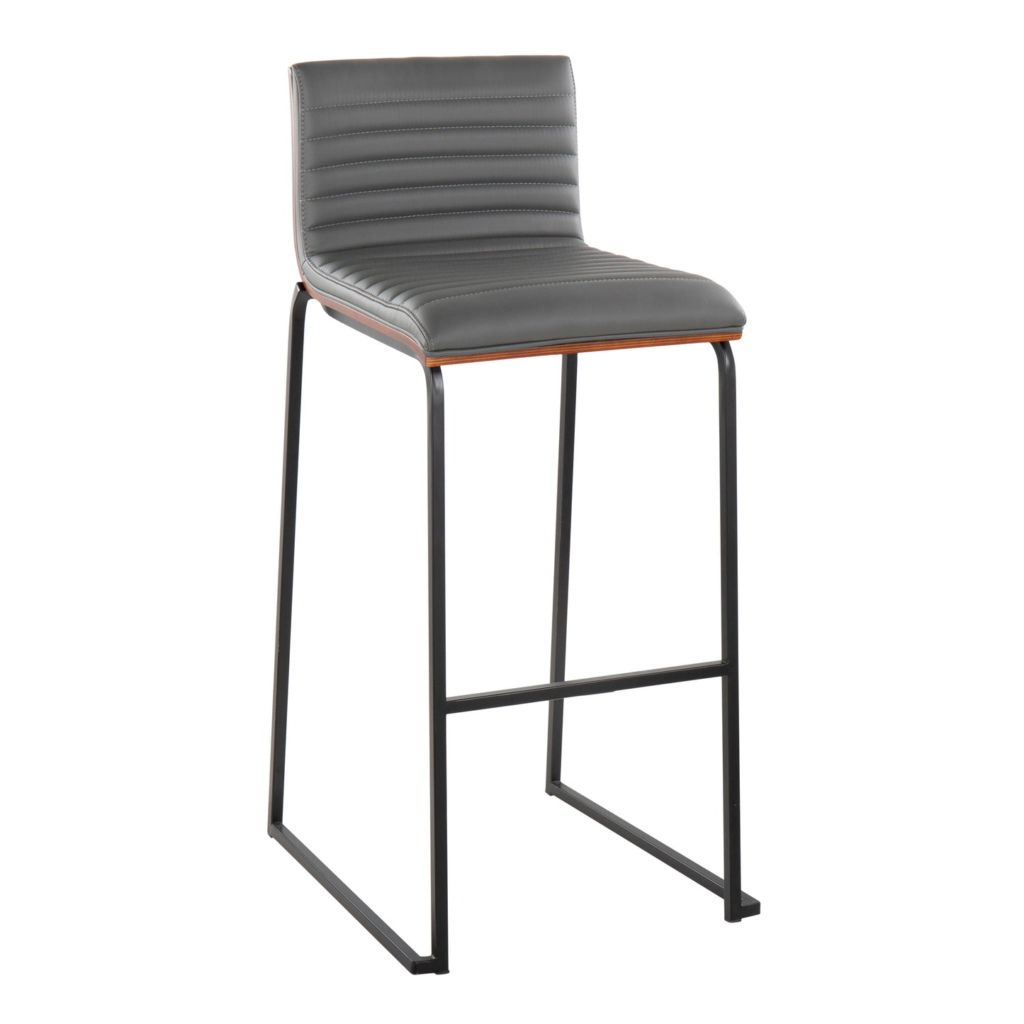 Mason Mara - Contemporary, Fixed Height Barstool (Set of 2)