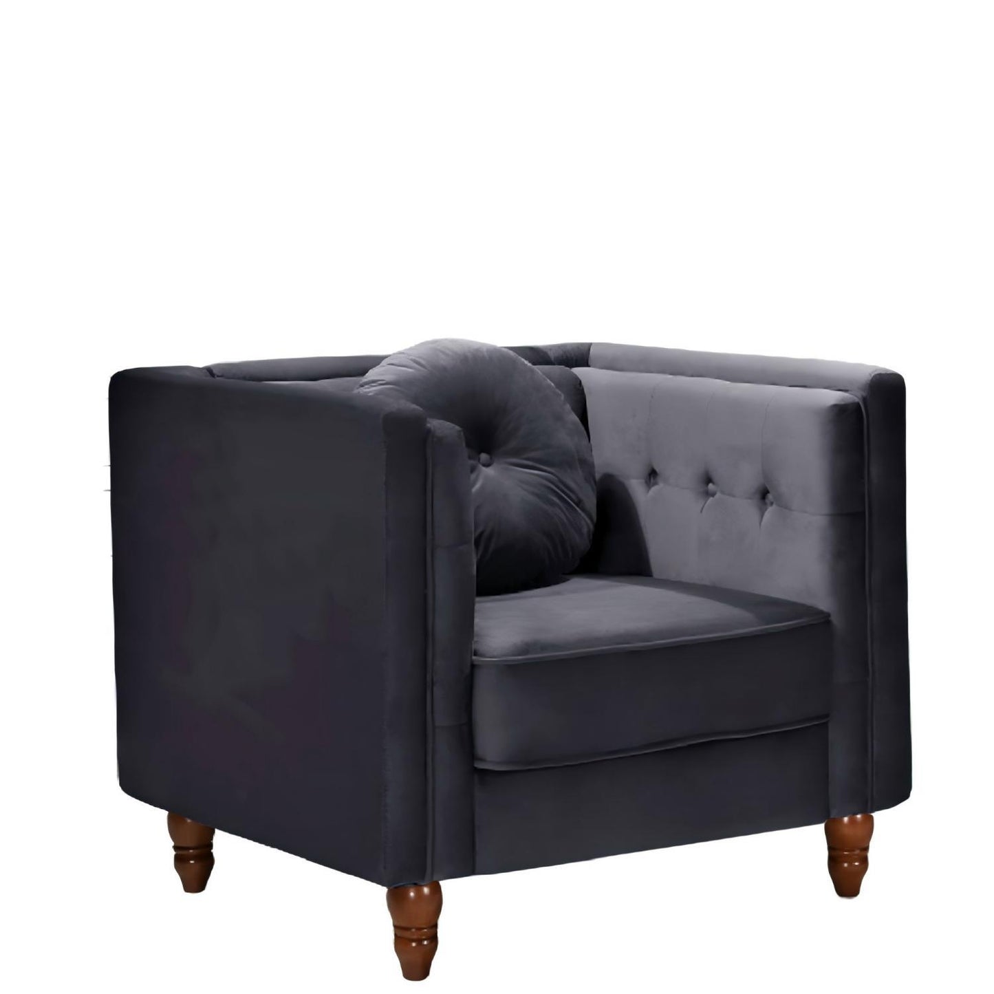 Chesterfield Accent Tufted Square Arm Side Chair