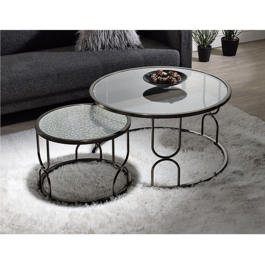 Kaimi - Nesting Coffee Table Set - Black